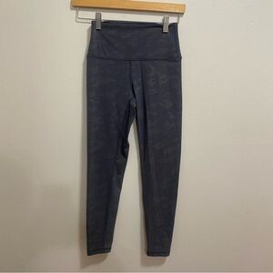 Zyia Active Sz 2 Grey Camo High Rise Leggings